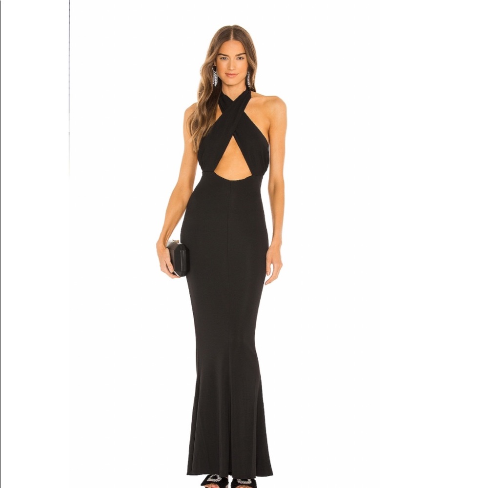 Michael Costello X Revolve Cross Front Maxi Dress